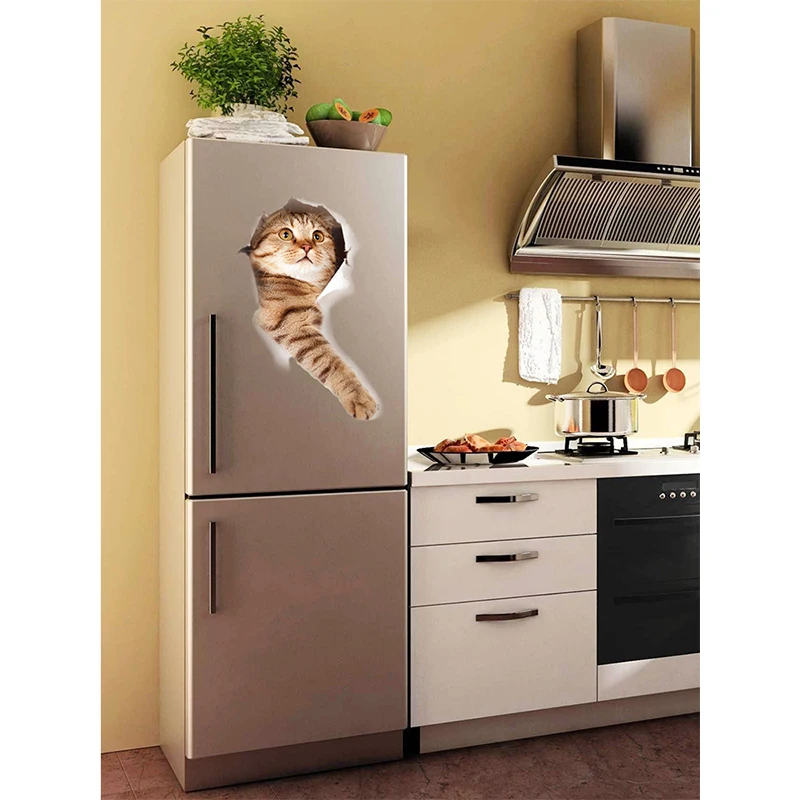 Мульти Стиль 3D кошка обои украшения ванная комната туалет гостиная домашний фон