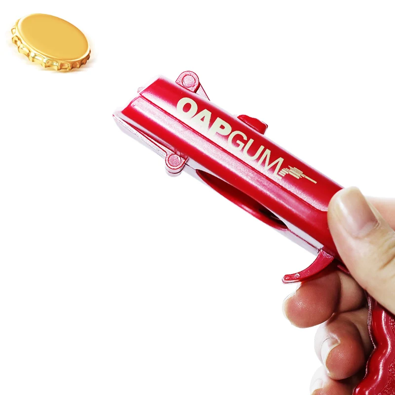 Портативная Крышка для бутылок пистолет креативная открывалка пивных