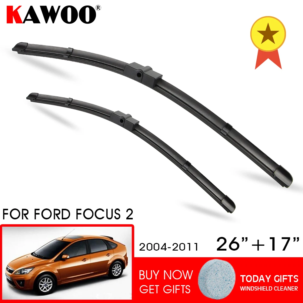 Щетка стеклоочистителя для Ford Focus 2 2004 2005 2006 2007 2008 2009 2010 2011 26 + 17