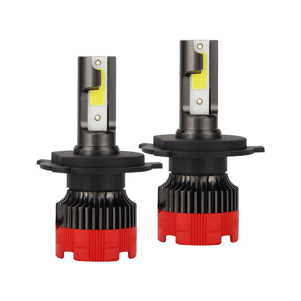 2 шт. Автомобильные светодиодные лампы H1 H4 H7 H11 9005 9006 COB 6000K|Передние LED-фары для