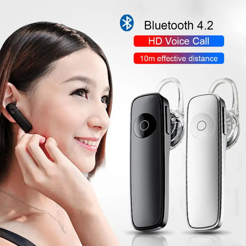 Bluetooth 4,2, беспроводные наушники, мини наушники, гарнитура с микрофоном для iPhone, samsung, huawei, Xiaomi