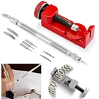 Инструмент для удаления механического ремешка часов из легированной стали, регулируемый Съемник звеньев браслета часов для часовщиков, инструменты для ремонта, аксессуары