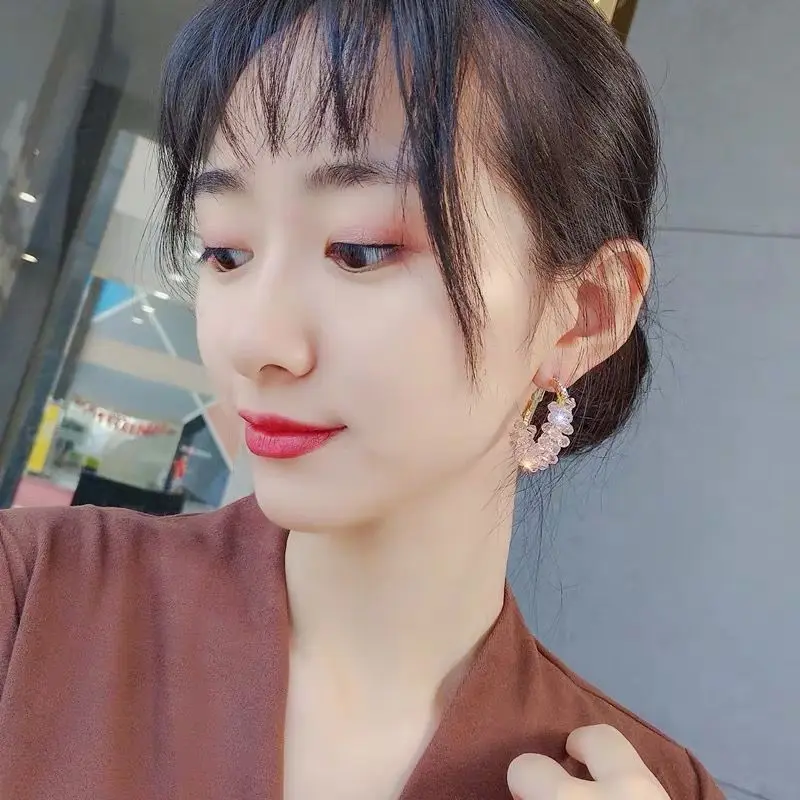 Модные женские серьги ZDMXJL с имитацией груши в форме геометрические для женщин