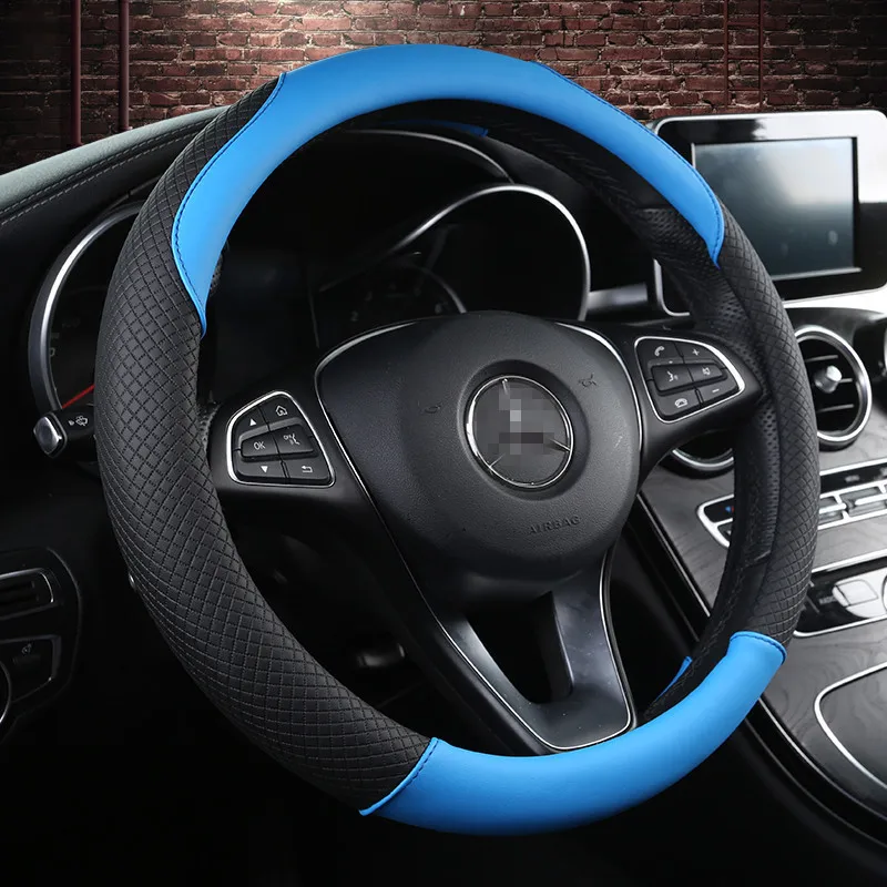 Шэнлао Кожаный Автомобильный руль для renault logan 2 renault megane 3 laguna 2 sandero fluence symbol kadjar kangoo sander