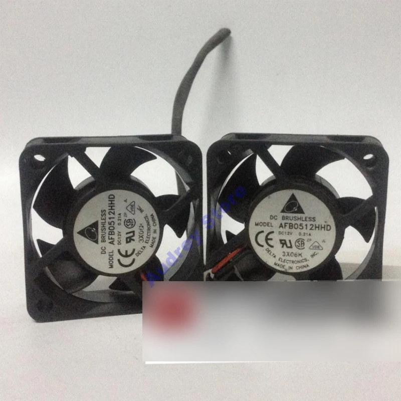 Delta AFB0512HHD DC12V 0.21A 5 см 5020 вентилятор охлаждения 6000 об/мин 26 39cfm двойной