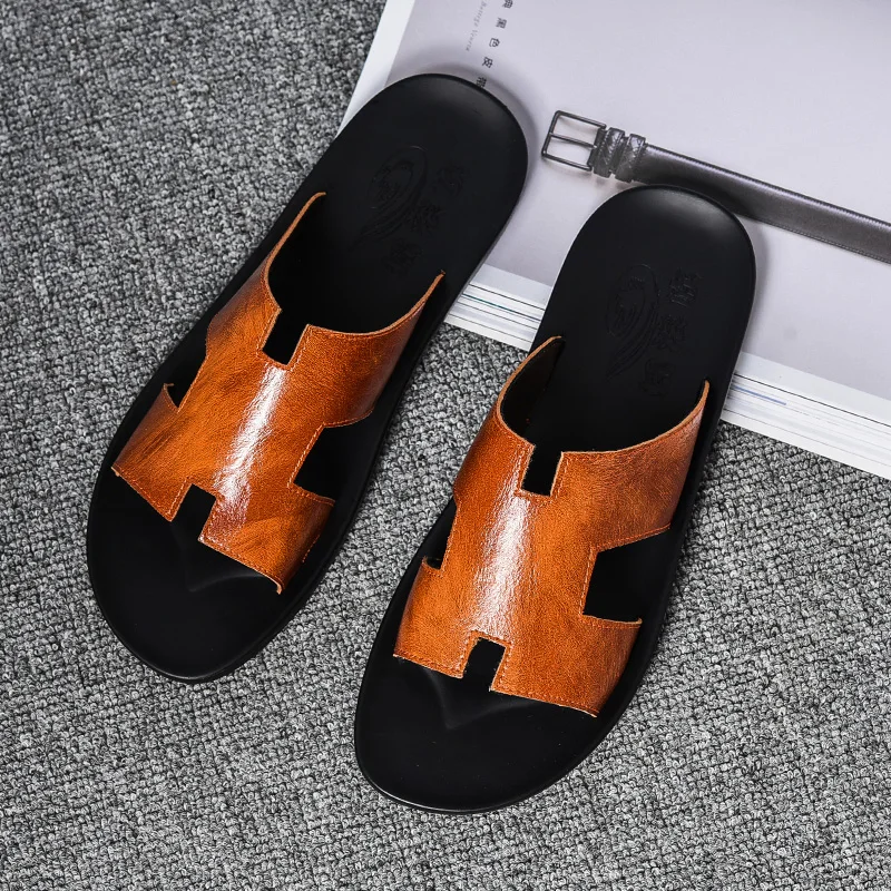 

Sandale Piscine Homme Trekking Sandals Sandali Uomo Sandalias Transpirables Hombre Verano Men Leather Sandales Cuir