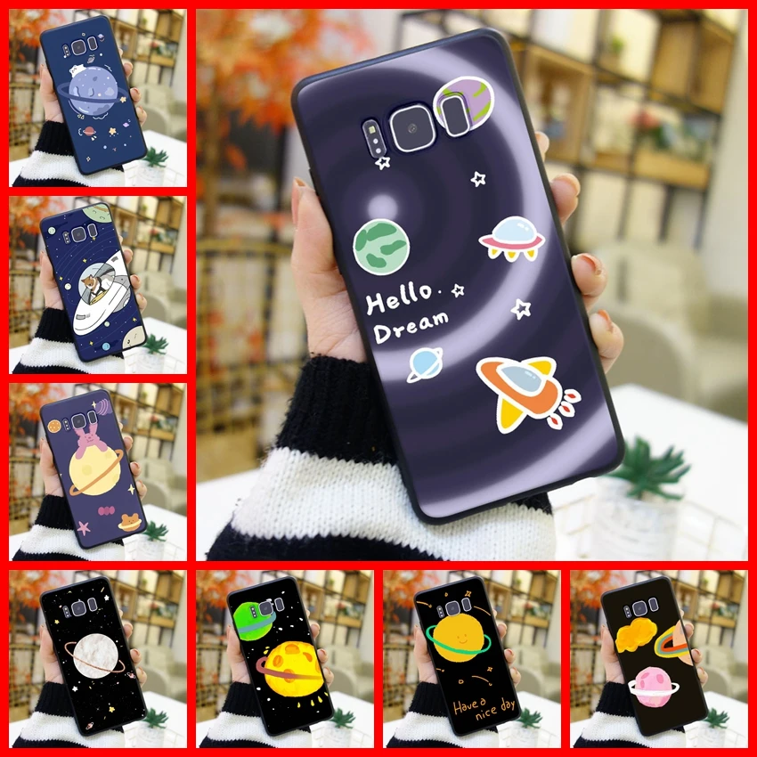 Задняя крышка для Samsung Galaxy Note 4 5 8 9 силиконовый мягкий милый чехол телефона с