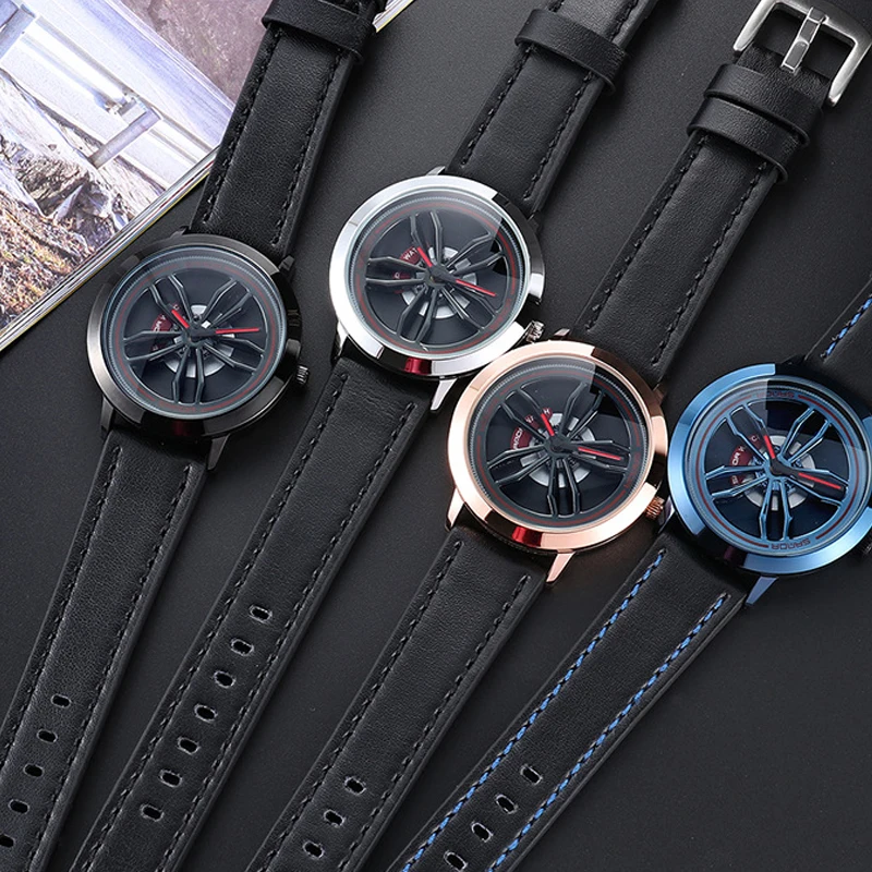 Часы наручные SANDA мужские с линзами роскошные брендовые ультратонкие деловые