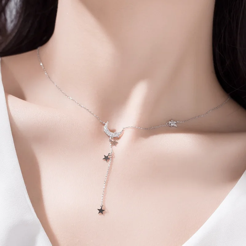 Кубический цирконий Moon кулоны с резиновыми полосками продается ювелирных