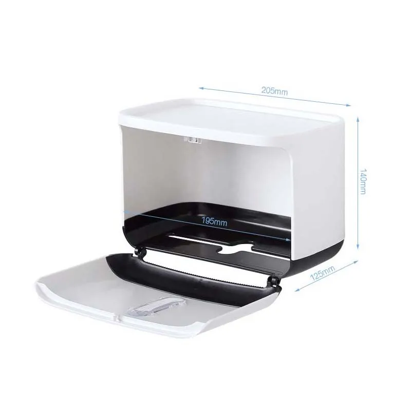 Водонепроницаемый настенный держатель для туалетной бумаги полка лоток в рулоне