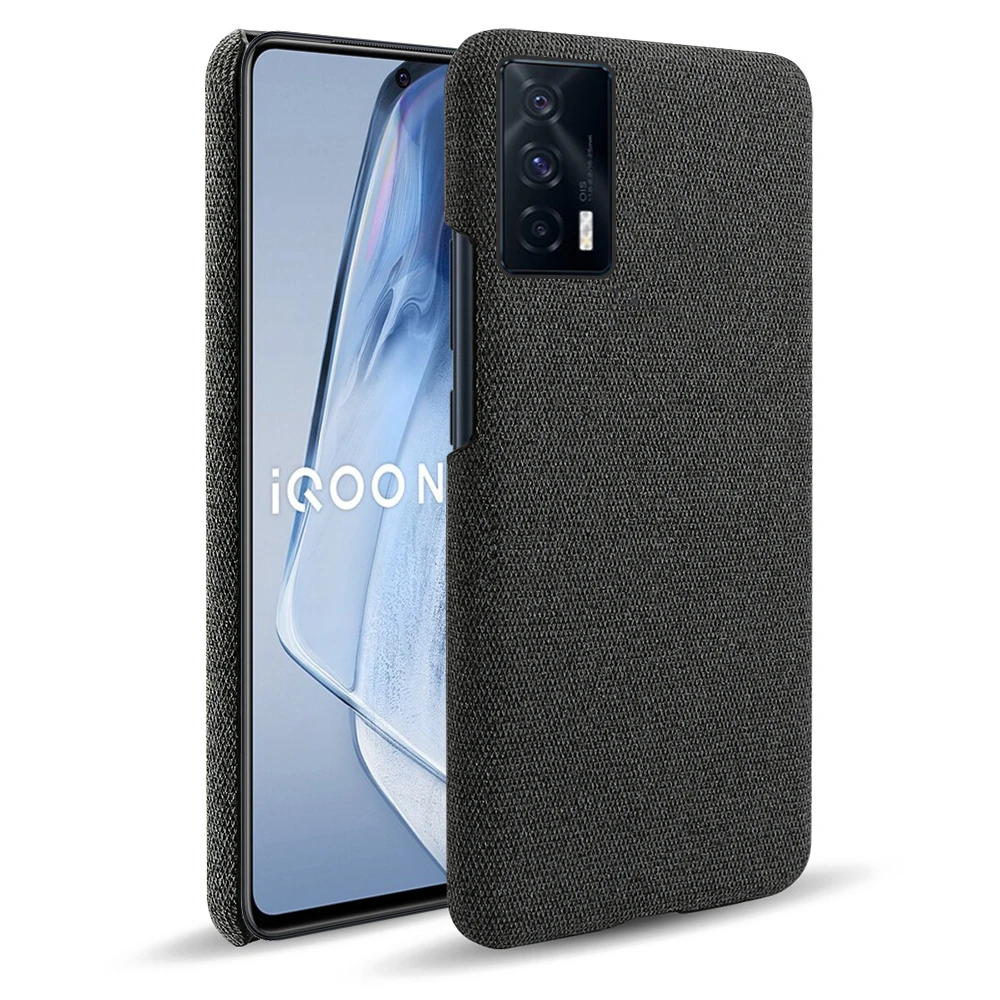 Чехол для Vivo iQOO Neo 5 Pro 3 5G Z1x U3 U1 принципиально Роскошная текстура ткани облегающий