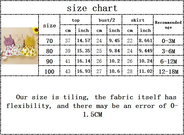 

Kids Baby Girls Off Shoulder Solid Bow Tops Rompers Sunflower Print Belt Bow Skirts Toddler Children Clothes Sets 2pcs 0-18M