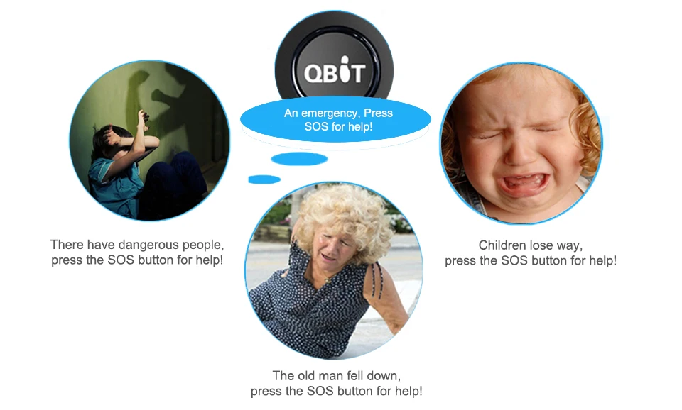 Concox Qbit мини gps трекер Портативный gps трекер с голосовым монитором SOS Вызов приложение и веб-сайт в режиме реального времени GSM дети gps локатор