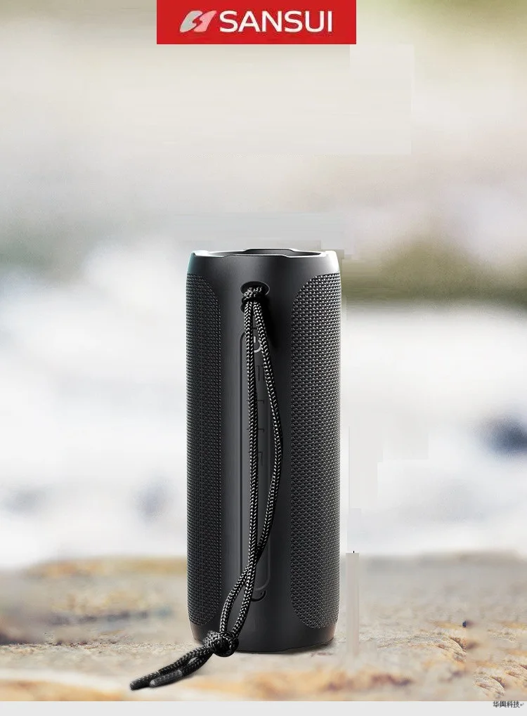 Sansui E39 Bluetooth speaker sound waterproof dustproof fall riding subwoofer radio broadcast card U disk |