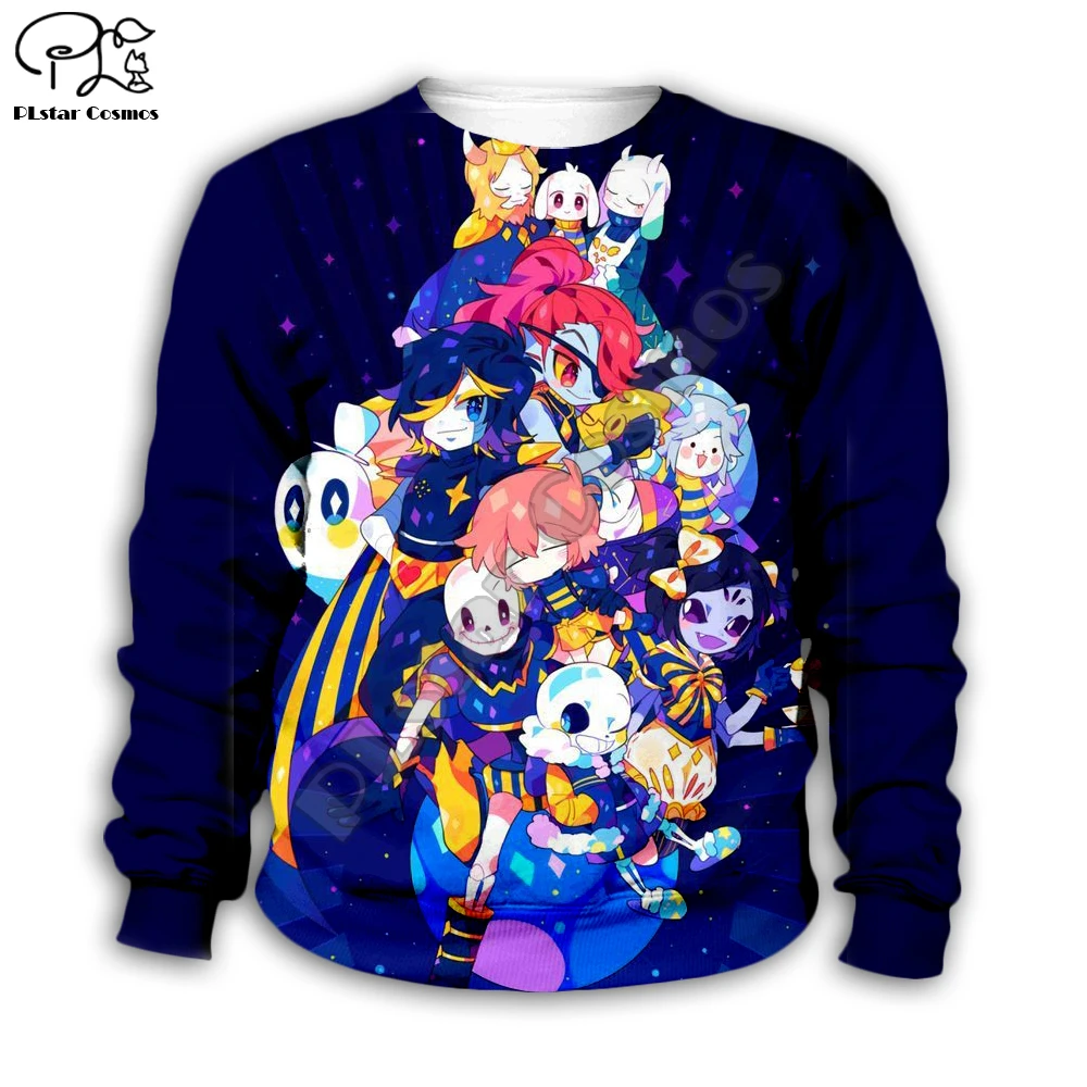

Kids baby Clothes Children's wear Undertale Sans Game 3D print zipper hoodies/boy Long sleeve Cartoon style-4