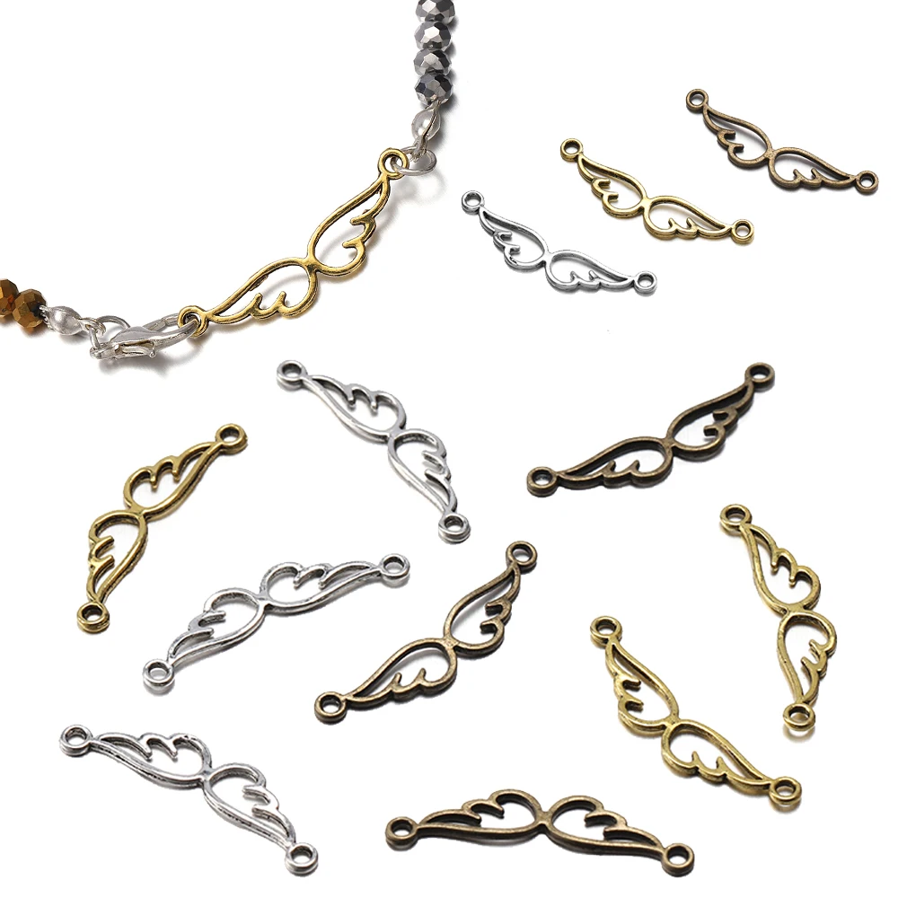 Парные подвески из античной бронзы 20 шт. | Украшения и аксессуары