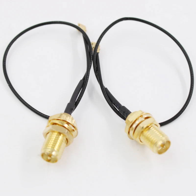 2 шт./упак. Женская перегородка для IPEX RP-SMA Mini PCI U.FL IPX в SMA Jack антенна WiFi коаксиальный