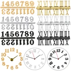 Детали для часов, набор для самостоятельного ремонта цифровых часов с арабскими цифрами и римскими цифрами, 1 комплект