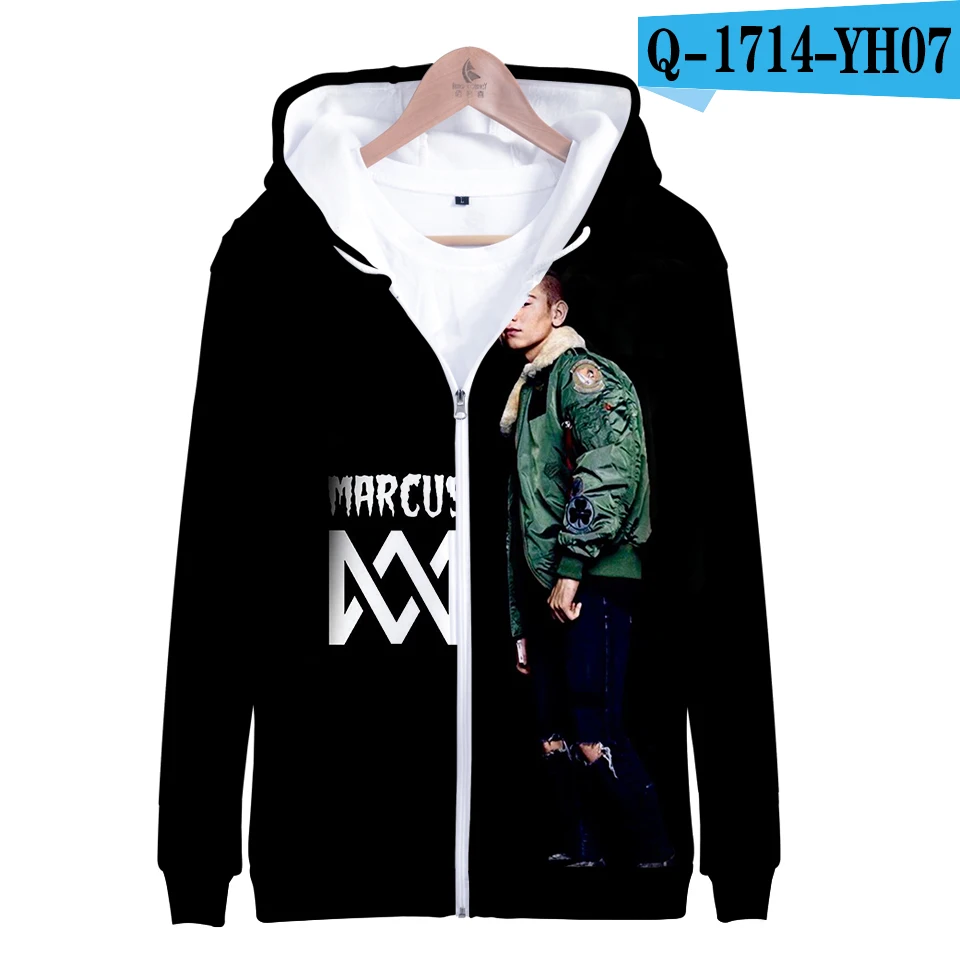 

Aikooki Marcus Martinus Zipper Sweatshirt Spring Autumn Men Women Marcus And Martinus Hip Hop Men Hoodie White Design Polluver