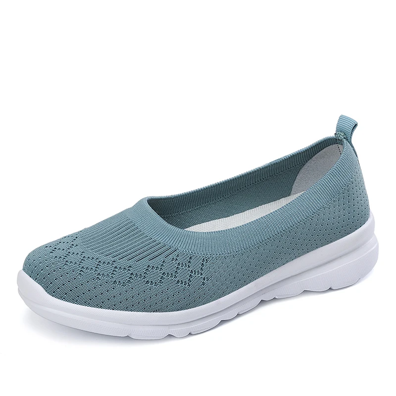 Летняя новая женская Вулканизированная обувь Wujie повседневная для мам