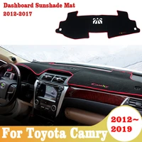 for toyota camry 50 xv50 2012 2017 camry 70 xv70 2018 2021 car dashboard cover mat avoid light pad anti uv carpets accessories