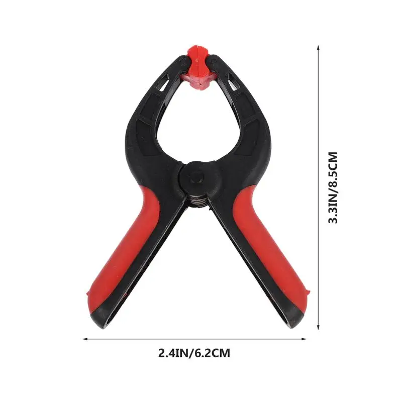 

4pcs Woodworking Clamps Wood Working Tools Spring Carpentry Clamps (Red Black)