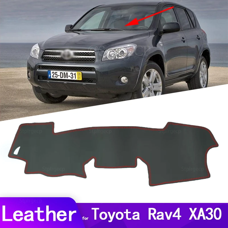

Leather Dashmat Dashboard Cover Pad Dash Mat Carpet Car-Styling accessories for Toyota Rav4 XA30 2006~2012 RAV 4 30