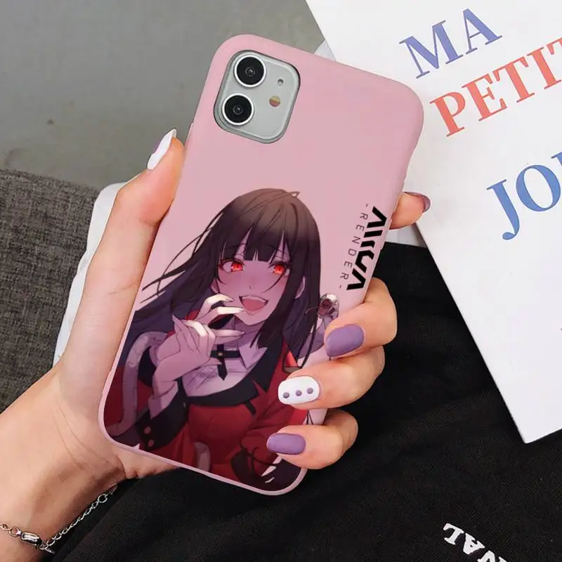 

Japanese Anime Kakegurui Jabami Yumeko Phone Case for iPhone 11 12 13 mini pro XS MAX 8 7 6 6S Plus X 5S SE 2020 XR case