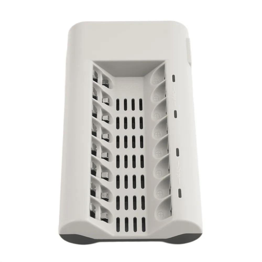 ЕС Plug 8 слотов зарядное устройство для AA/AAA Ni-MH/Ni-Cd аккумуляторные батареи