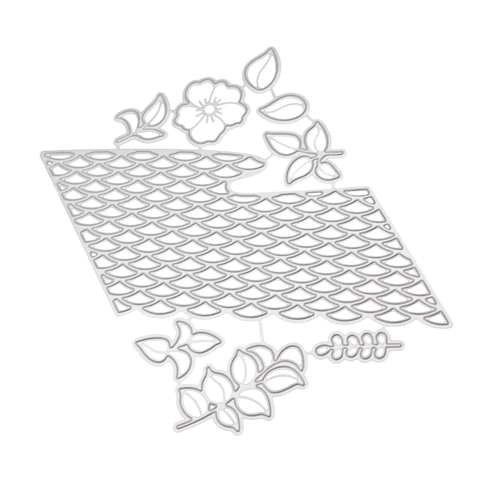 Пригласительные кружевные металлические Вырубные штампы Цветочные трафареты