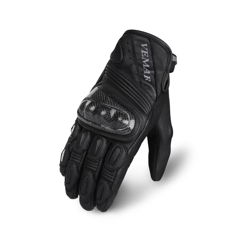 Мотоциклетные Перчатки из овечьей кожи легкие гоночные перчатки углеродного