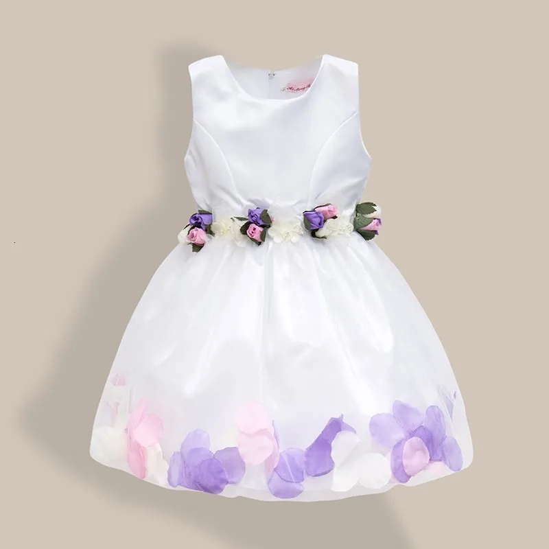 VIMIKID/Новинка; модное платье с блестками и цветочным рисунком для вечеринки, дня рождения, свадьбы; одежда принцессы для маленьких девочек; Детские платья
