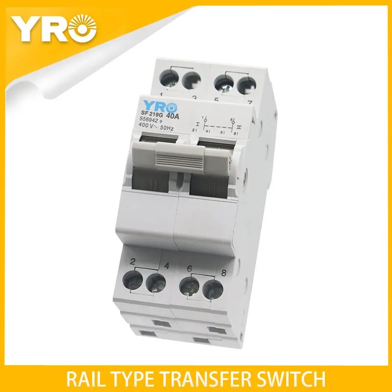 

2P 4P 40A 100A 125A MTS Dual Power Manual Transfer Switch Interlock Circuit Breaker