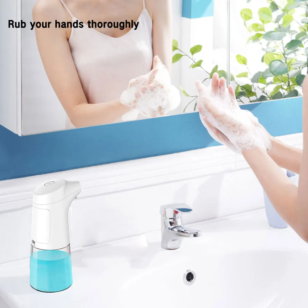 

350ML Automatic Soap Dispenser Infrared Induction Foam Home Hand Sanitizer Touch Bathroom Office Gel Dispenser Accessories