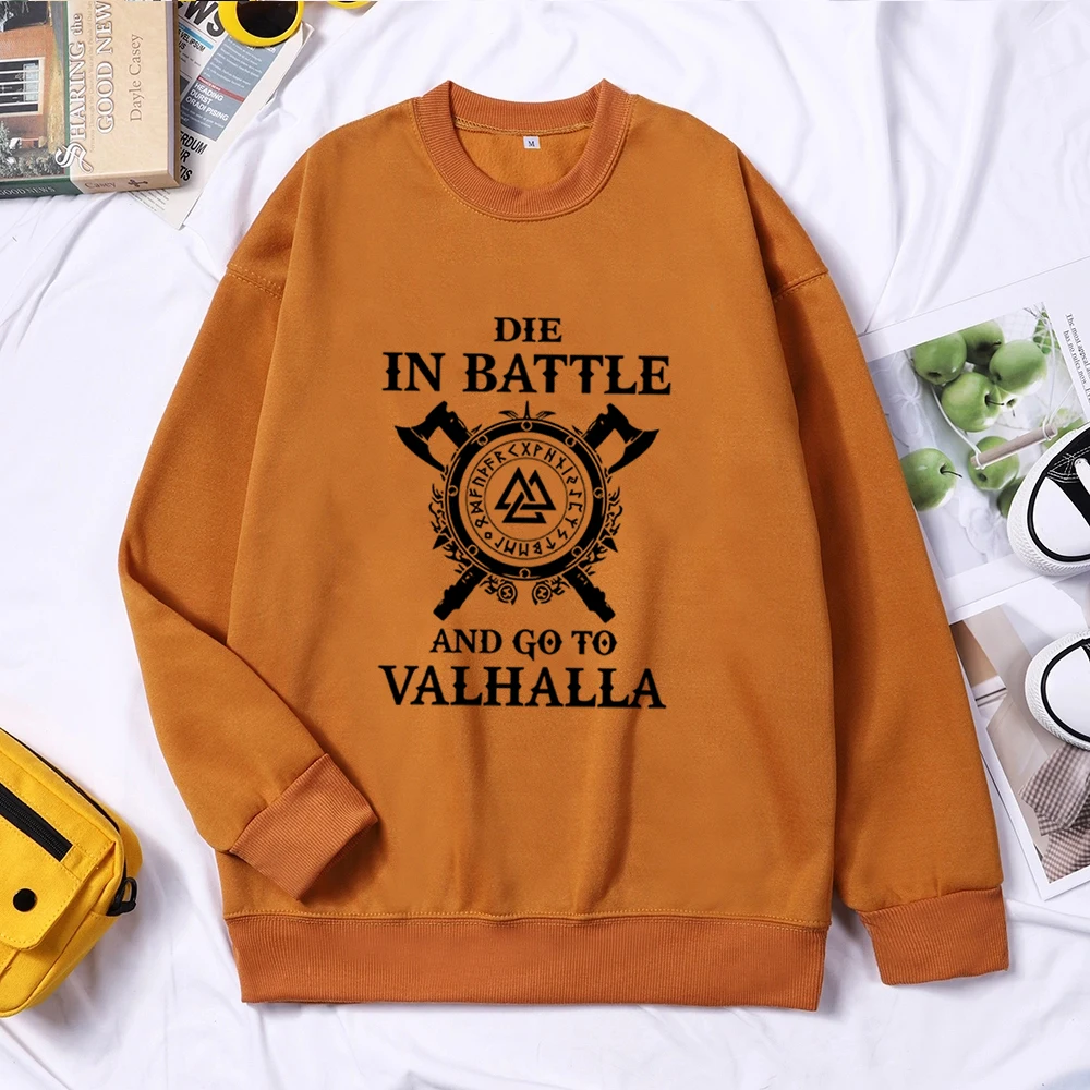 Один Viking худи сыну Одина умереть в бою и перейдите Valhalla толстовки с капюшоном
