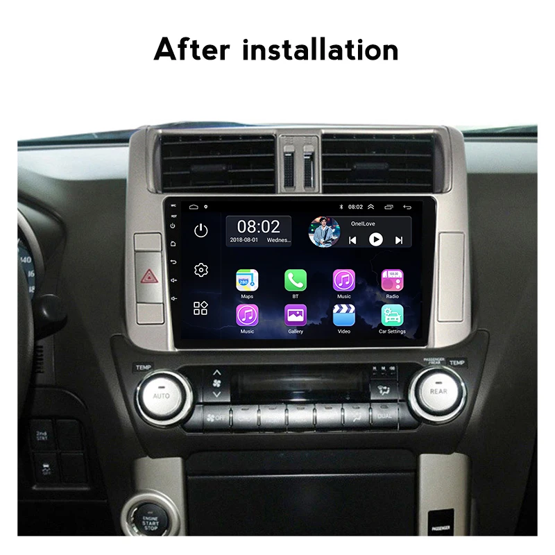 RDS автомобильный Android GPS Радио мультимедийный плеер для Toyota Land Cruiser Prado 150 2010-2013 32G ROM
