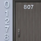 12 см 3D цифры-буквы для дома большой современный алфавит для двери домашний уличный почтовый ящик серебряные цифры для двери отеля #0-9 наклейки