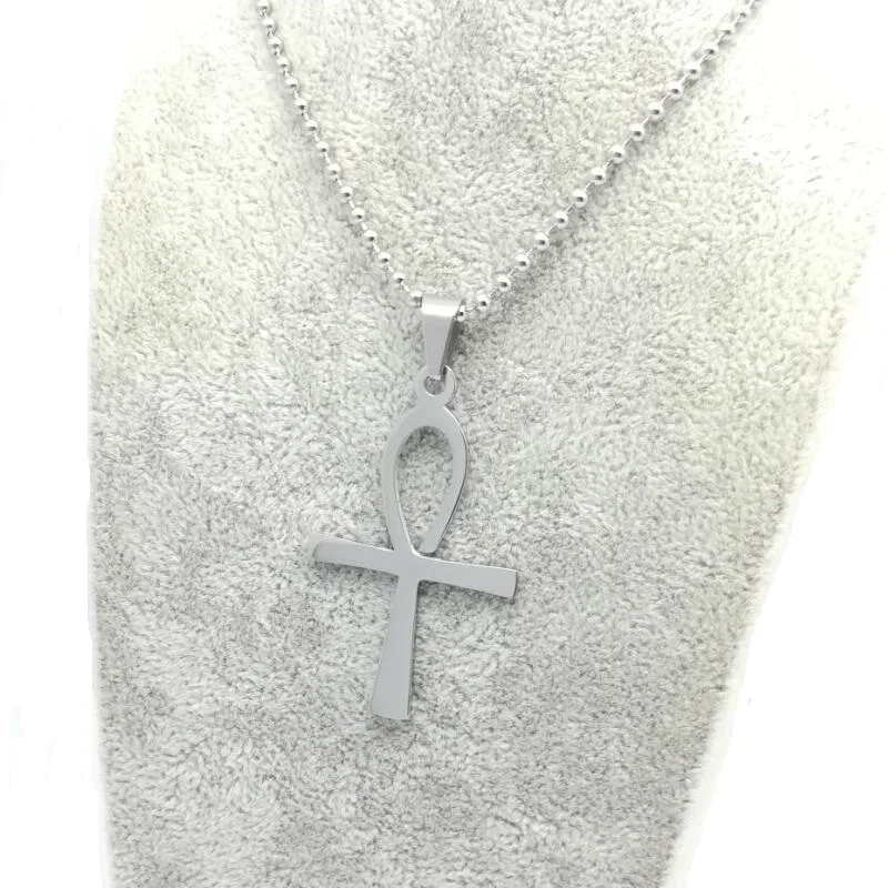 LOOKER египетский анкх крест подвеска ожерелье цепочка женщины золотой цвет