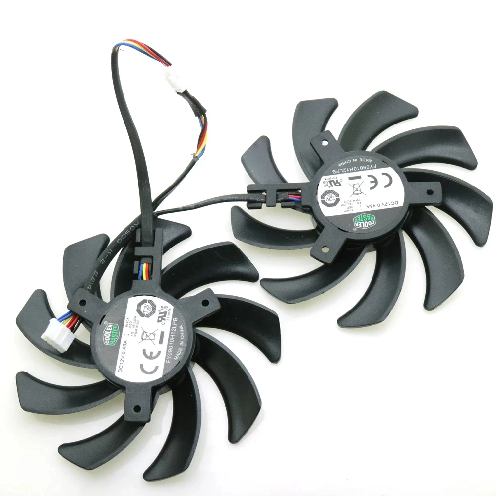 Вентилятор для видеокарты XFX R9 280X 270X 290X DC12 в 0 45 А 86 мм|Кулеры и системы охлаждения