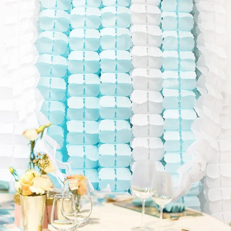 3 6 м подвесная гирлянда четырехлистная тканевая бумажная цветочная многоразовые