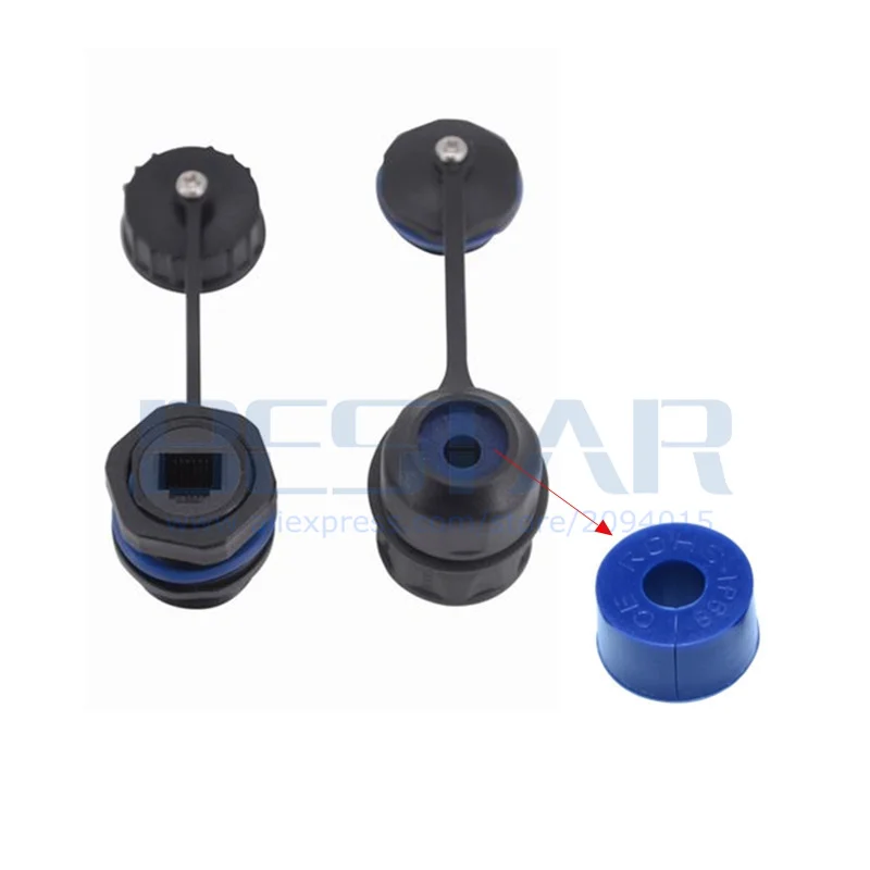 Кабель телефонной линии водонепроницаемый RJ11Connector RJ 11 M20 6P6C адаптер с прямой