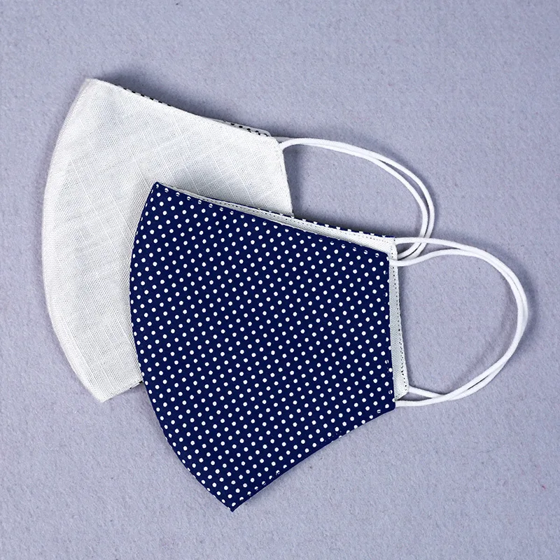 Многоразовая маска для лица в горошек унисекс непродуваемая дышащая мужчин и