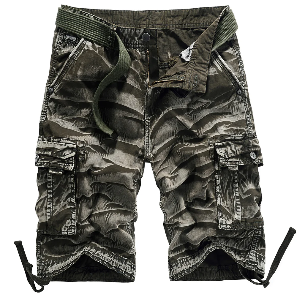 

Tactical Cargo Shorts Men Masculino Camouflage Cargo Fashion Shorts Men Top Quality Cotton Loose Shorts Casual Short Pants Men