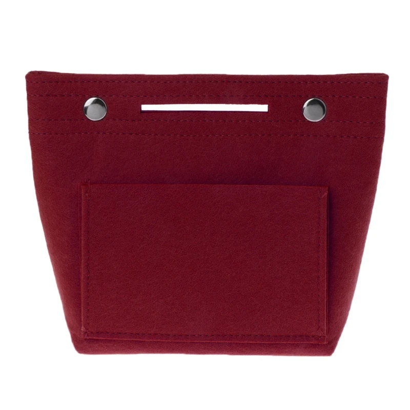 

Portable Felt Fabric Insert Handbag Tote Purse Organizer Cosmetic Travel Bag