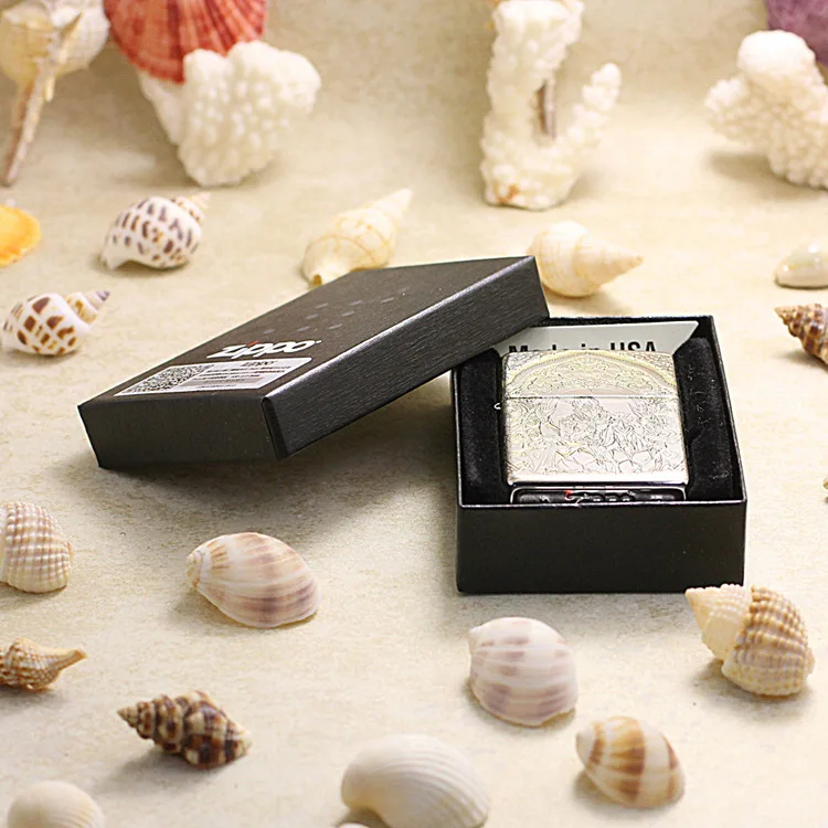 

Genuine Zippo oil lighter copper windproof Fighting Buddha SUN WU KONG cigarette Kerosene lighters With anti-counterfeiting code