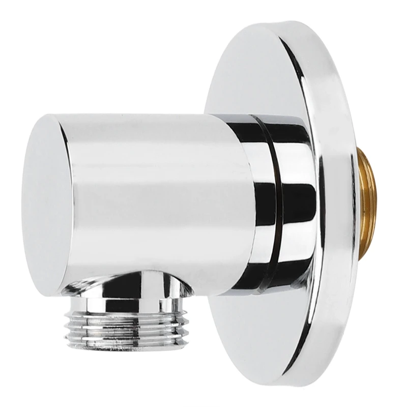 

Household Brass Wall-Mounted Shower Hose Connector Wall Elbow Bathroom Accessories G1/2in for Toilet Bidet Shower Elbow