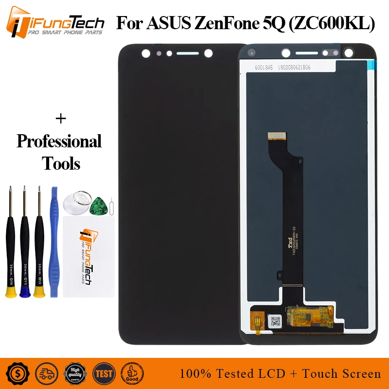 ЖК дисплей 6 0 дюйма для Asus ZenFone 5 Lite 5Q X017DA ZC600KL S630 SDM630 с сенсорным экраном и