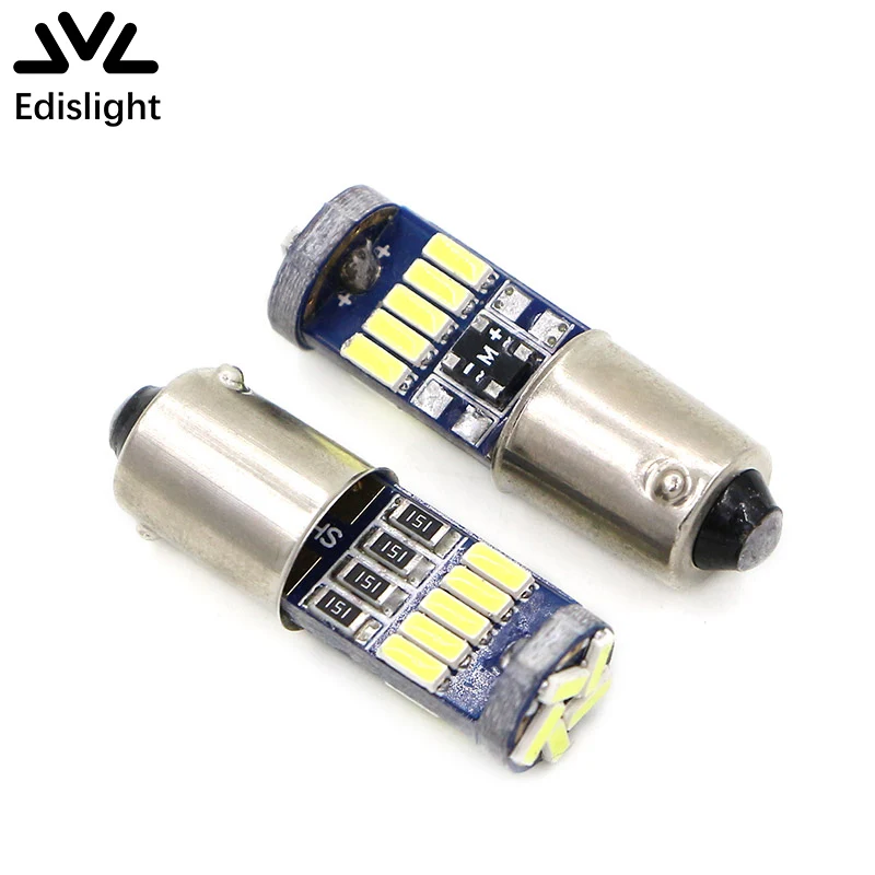 Edis светильник 2 шт. BA9S светодиодный бокосветильник клиновый свет Внутренняя