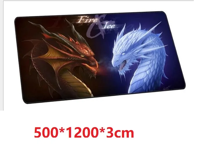 FULCLOUD 500*1200*3 мм XXXL резиновый коврик для мыши большой Настольный коврик, коврик для клавиатуры