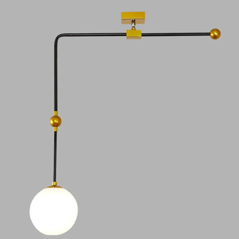 Подвесные светильники Геометрическая простой Стекло мяч Nordic Спальня